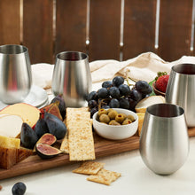 Load image into Gallery viewer, GUYUCOM 18oz Stainless Steel Wine Tumbler Set of 4