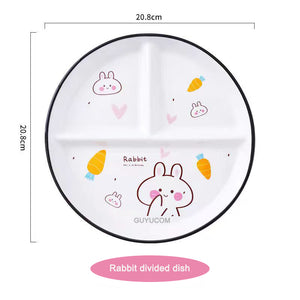GUYUCOM Livingware set of 4 8-1/2-Inch Divided Dish