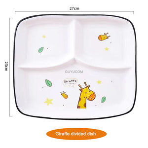 GUYUCOM Livingware set of 4 8-1/2-Inch Divided Dish